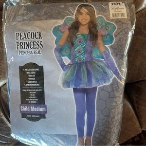 Peacock Princess Girls Halloween Costume